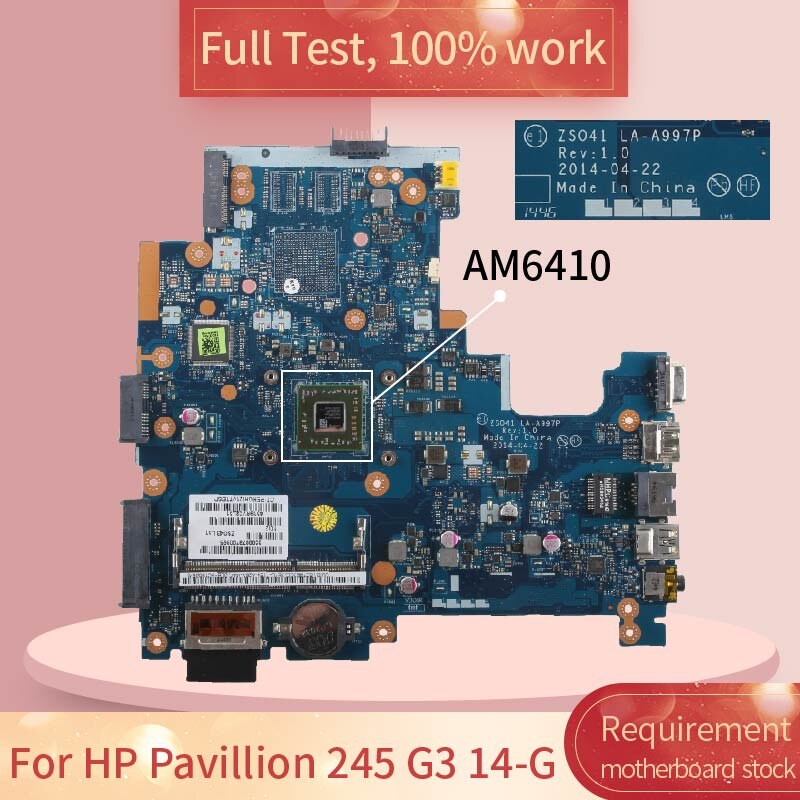 HP pavilion 245 G3 14-G LA-A997P 765119-001 AM6410 Ʈ..